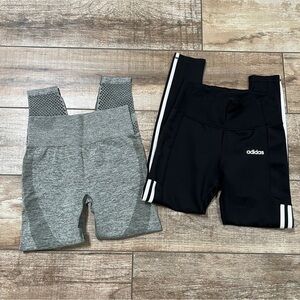 Adidas & Victorias Secret Pink | 2 Leggings